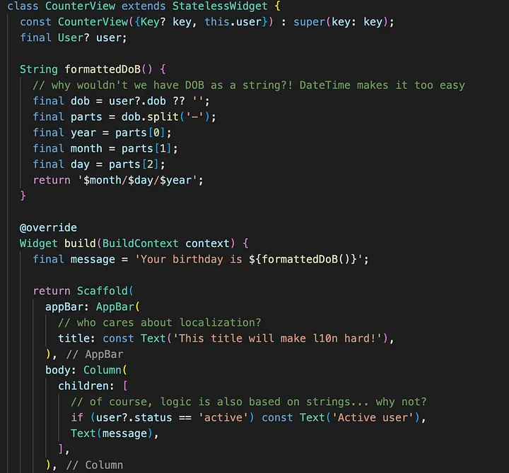 flutter code smell example