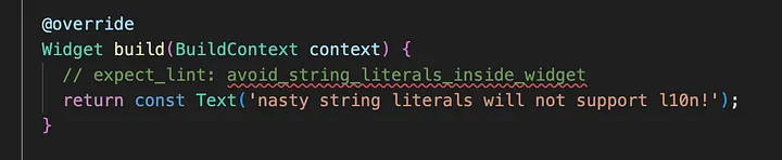 expect_lint will display a warning if it is not matched